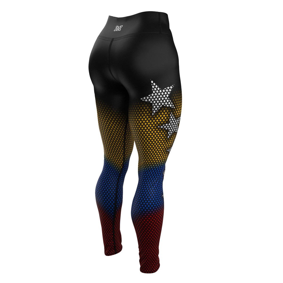 Venezuela Yoga Pants (Women) Tricolor Estrellado - 7 Stars