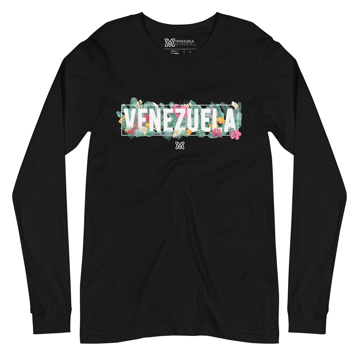 Venezuela T-shirt (Long-Sleeve - Unisex) Venezuela Floral