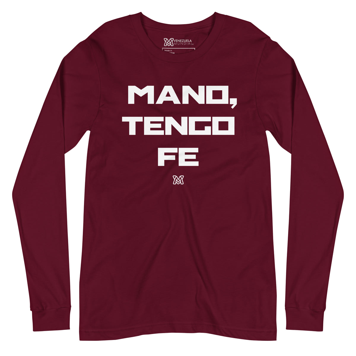 Venezuela T-shirt (Long-Sleeve - Unisex) Mano, Tengo Fe