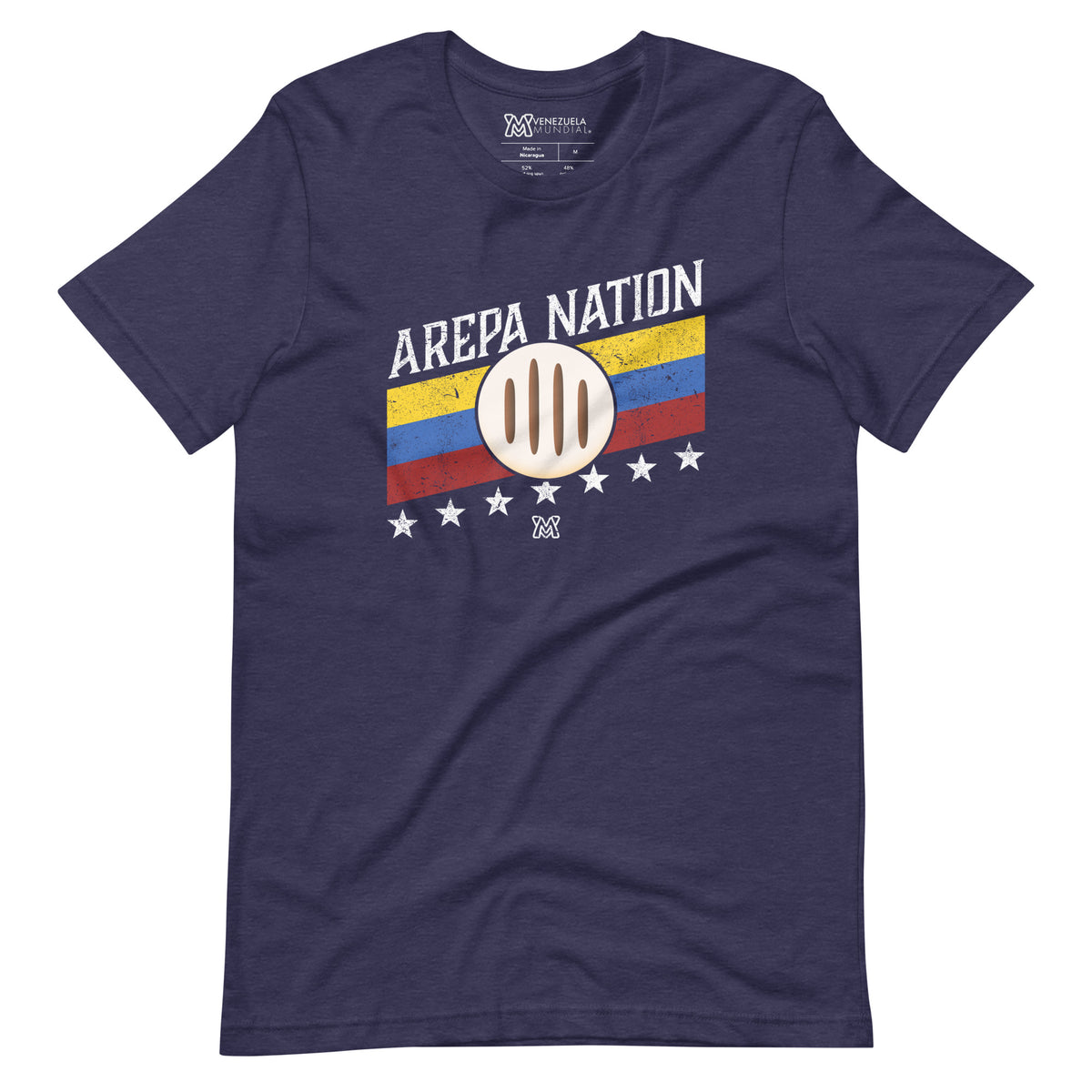 Venezuela T-Shirt (Men) Arepa Nation- 7 Stars