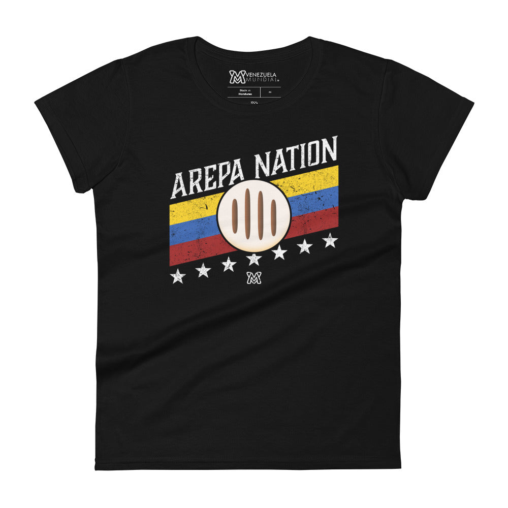 Venezuela T-shirt (Women) Arepa Nation - 7 Stars