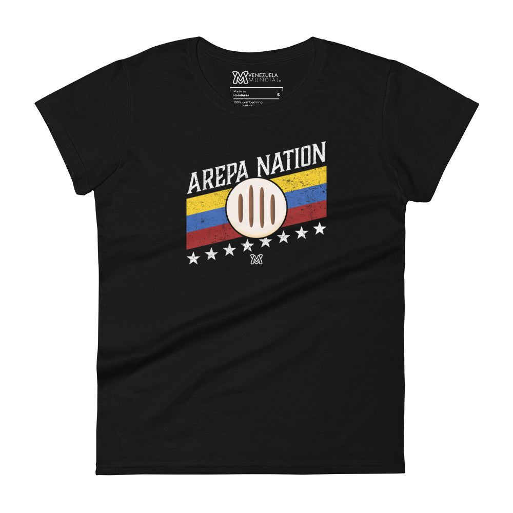 Venezuela T-shirt (Women) Arepa Nation - 8 Stars