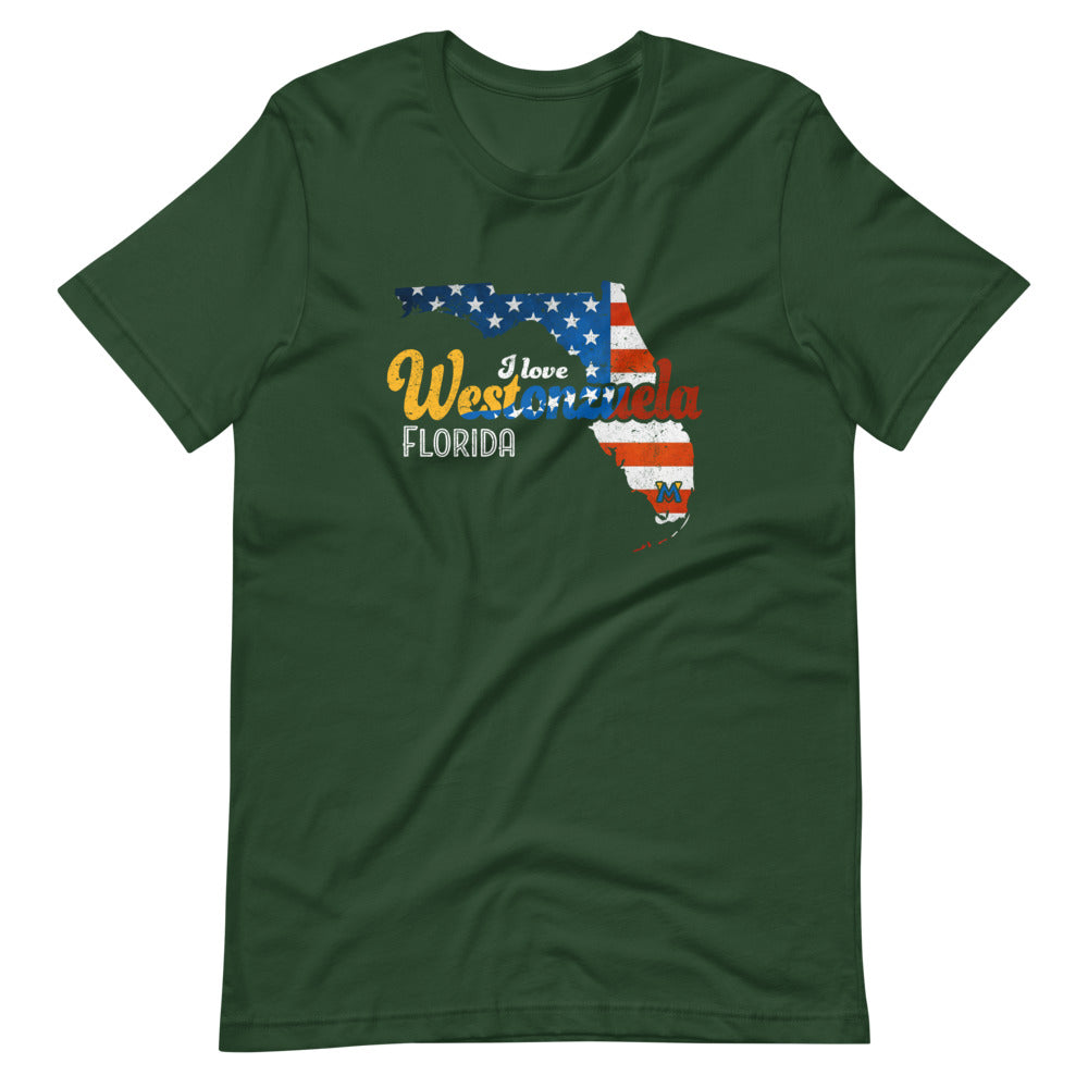 Venezuela T-Shirt (Men) I Love Westonzuela