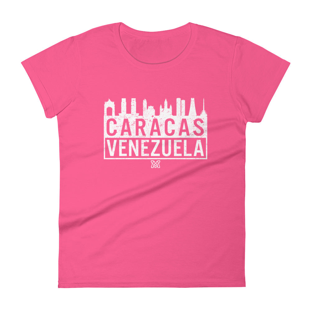Venezuela T-shirt (Women) Caracas Skyline